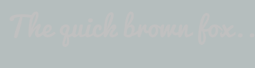 Image with Font Color C0C0C0 and Background Color B5BEBE